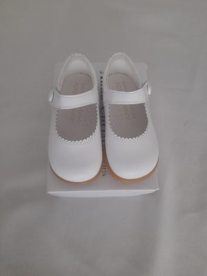 Chaussures de cérémonie bébé - Salomés - Blanc