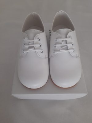 Chaussures de cérémonie garçon - Derbies - Blanc