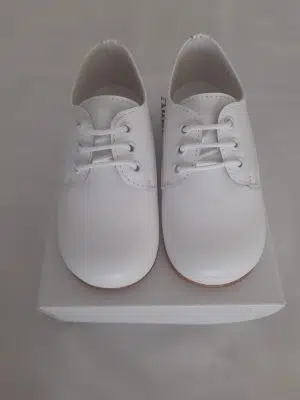 Chaussures de cérémonie garçon - Derbies - Blanc