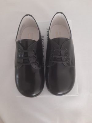 Chaussures de cérémonie garçon - Derbies - Cuir noir