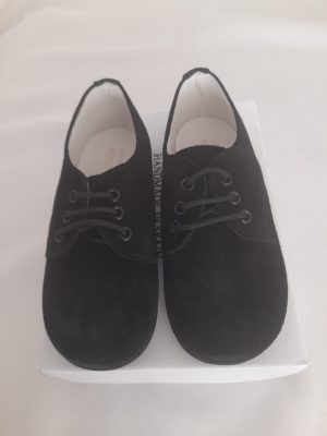 Chaussures de cérémonie garçon - Derbies- Daim noir