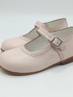 Chaussures de cérémonie fille - Salomés - Rose