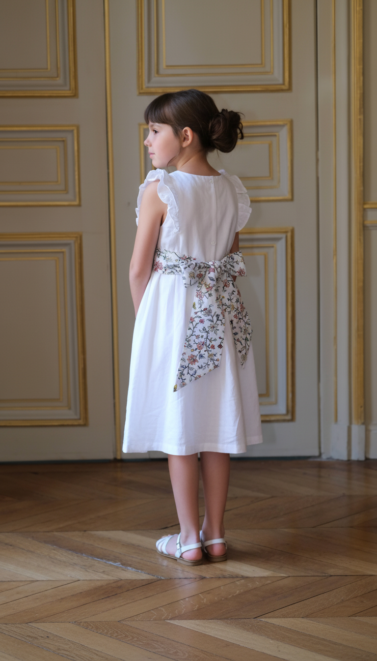 Ceinture robe de cérémonie - tissu Liberty – Image 3
