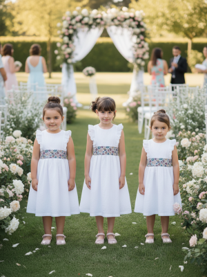 Ceinture robe de cérémonie - tissu Liberty