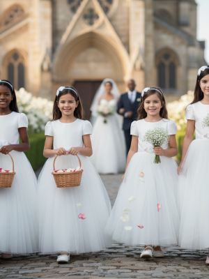 Robe de cortège fille longue - Eloïse