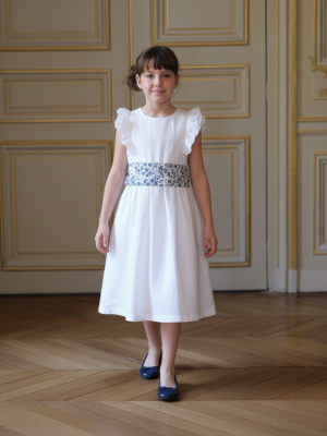 Ceinture robe de cérémonie - tissu Liberty