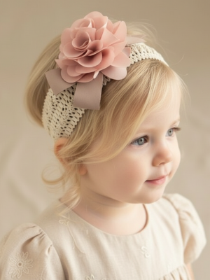 Bijou de cheveu Bandeau de fleur enfant